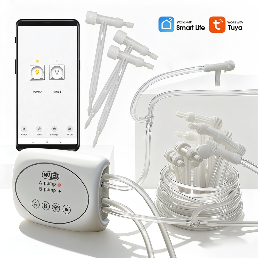 Timer Dual Outlet - Temporizador Wifi, bomba de salida duales,