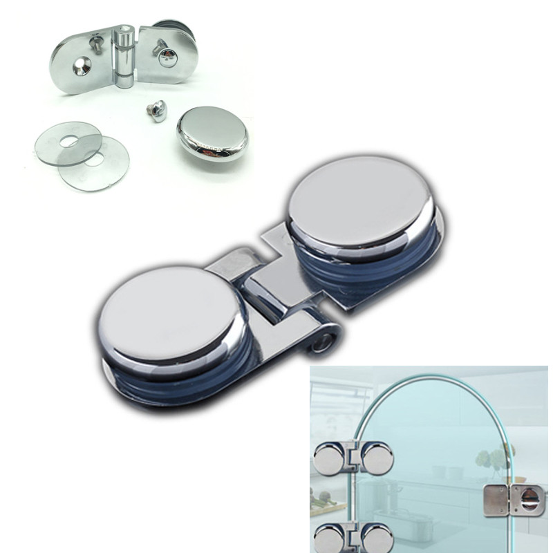 Glass Door Hinge - Abrazaderas de fijación de vidrio de