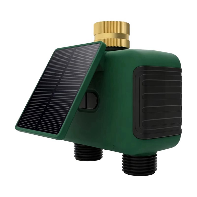 Timer Dual Outlet - ABMR-Tuya Temporizador de Riego Inteligente Solar