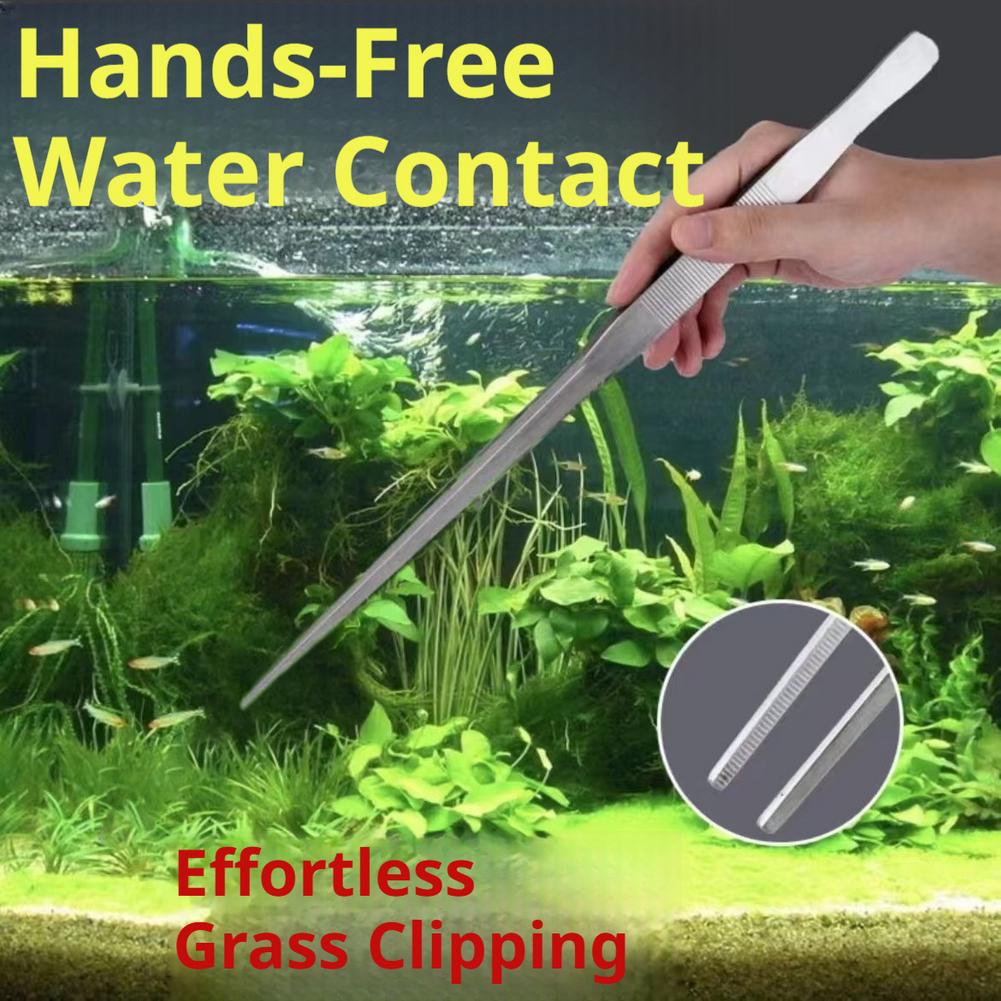 Feeding Tong Stainless - Pinzas de Acero Inoxidable para Acuario,