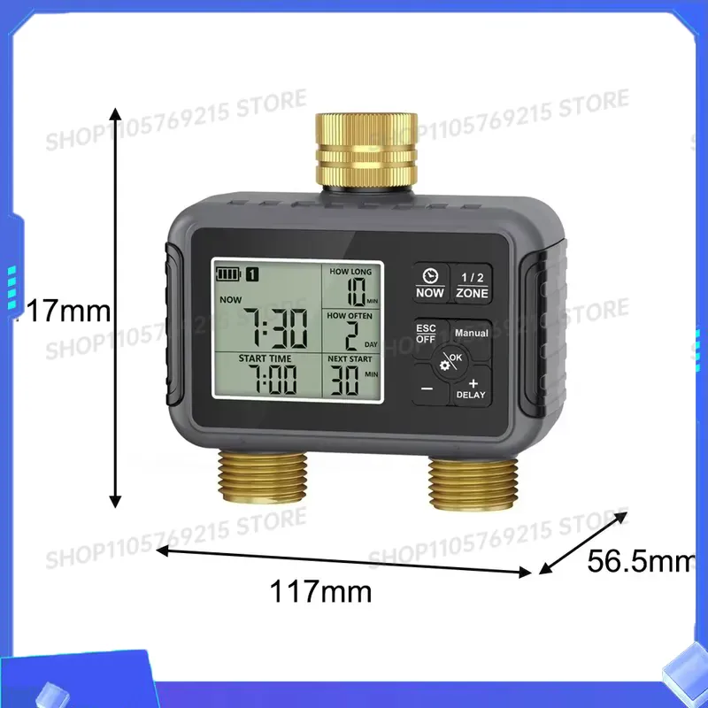 Timer Dual Outlet - Controlador de Riego Inteligente para Jardín,