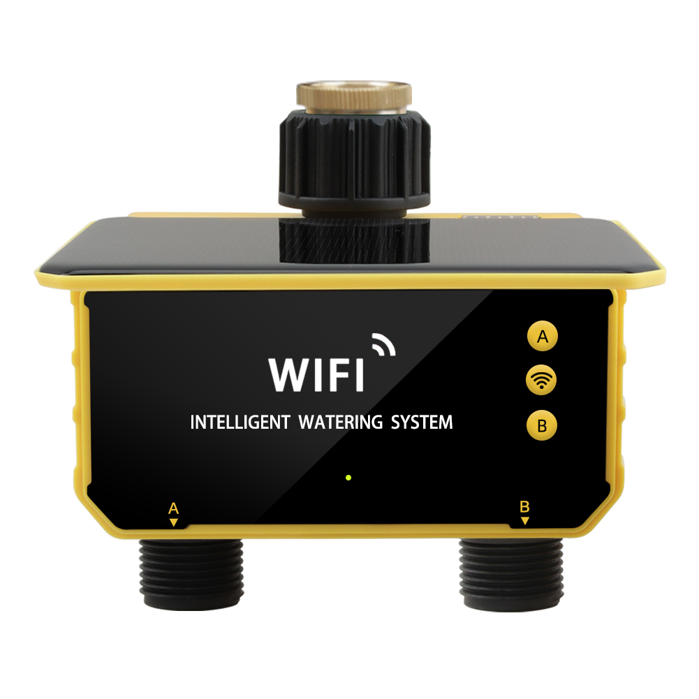 Timer Dual Outlet - Temporizador Solar WiFi con Doble Válvula