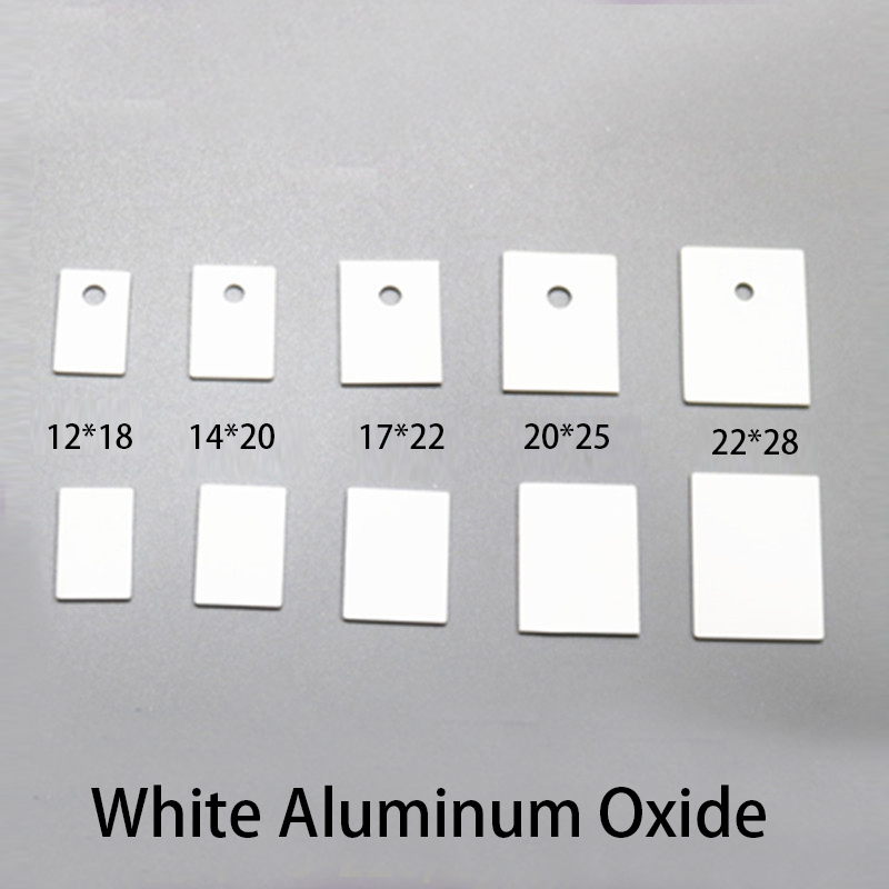 Ceramic Heat Emitter - TO-264 22x28x0,6mm 22*28*0,6mm sin agujero blanco