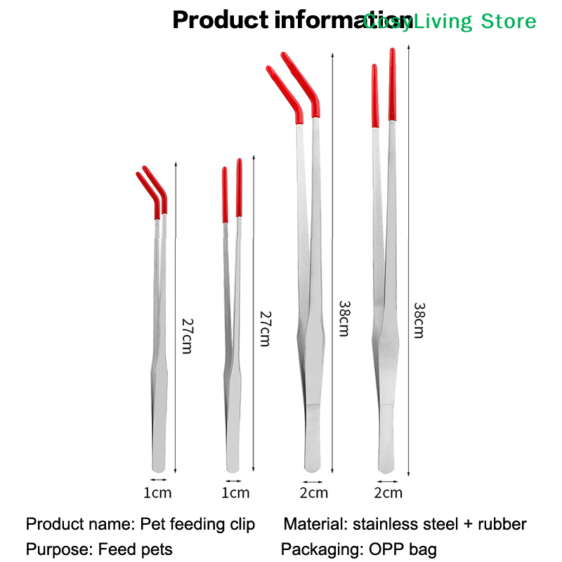 Pinzas de alimentación para re - Feeding Tong Stainless reseña y precio