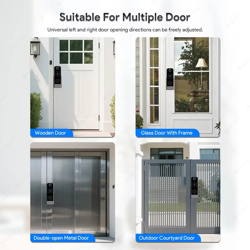 Cerradura de puerta inteligent - Glass Door Hinge reseña y precio
