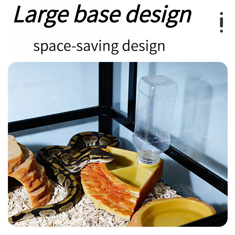 Bebedero y Comedero 2 en 1 par - Water Dish Reptile reseña y precio