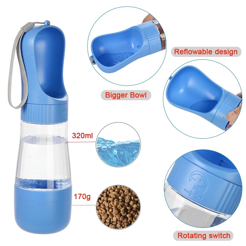 Botella de Agua Portátil para  - Royal Canin Food Medium reseña y precio