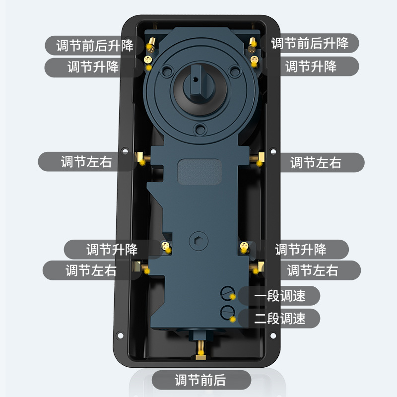 Bisagra hidráulica de suelo 22 - Glass Door Hinge reseña y precio