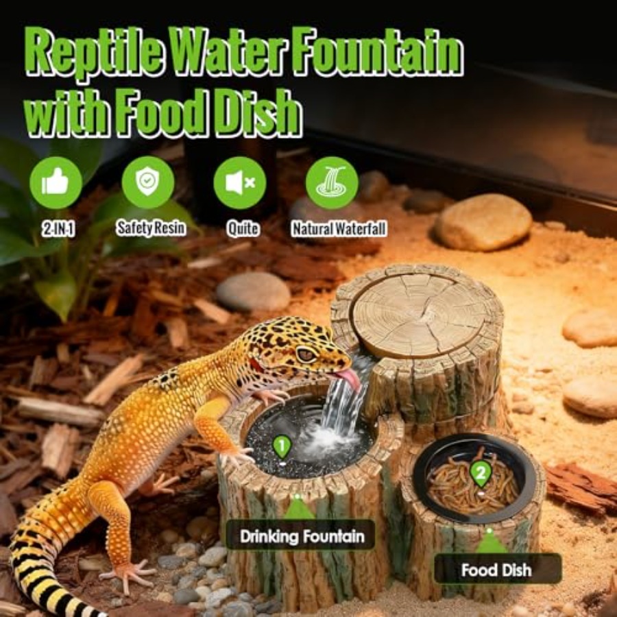 Bebedero para Reptiles 2 en 1  - Water Dish Reptile reseña y precio